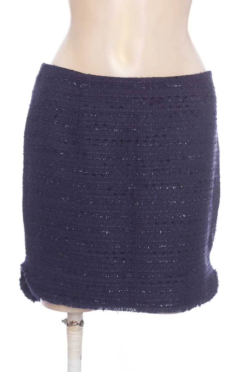 FALDA COLOR AZUL  OVS