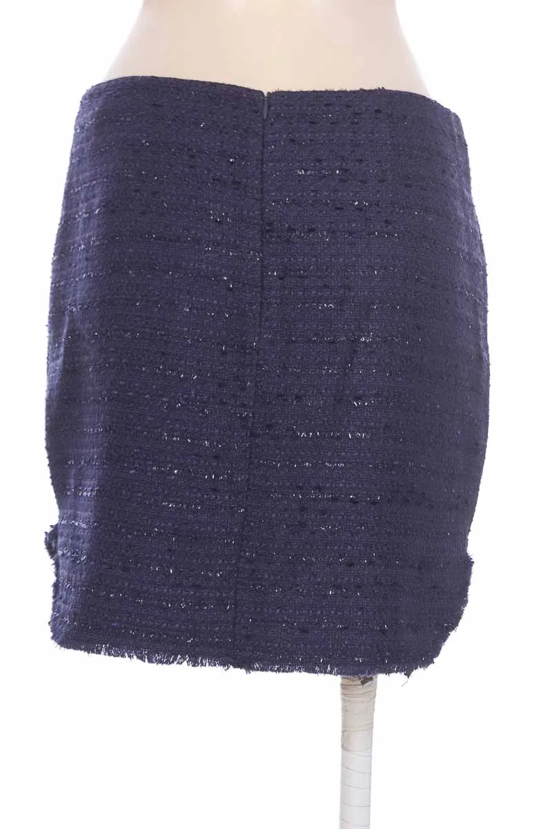 FALDA COLOR AZUL  OVS
