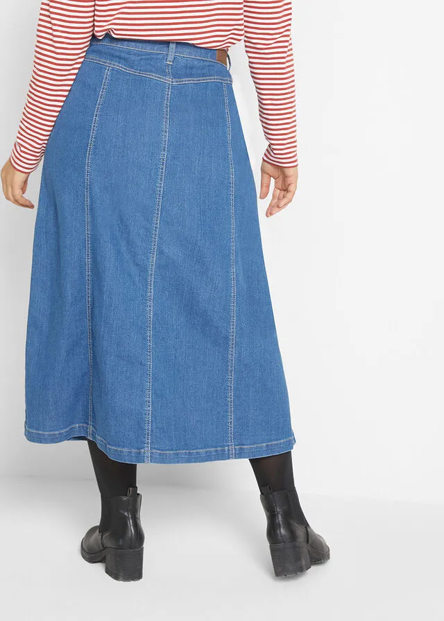 Falda vaquera Azul
