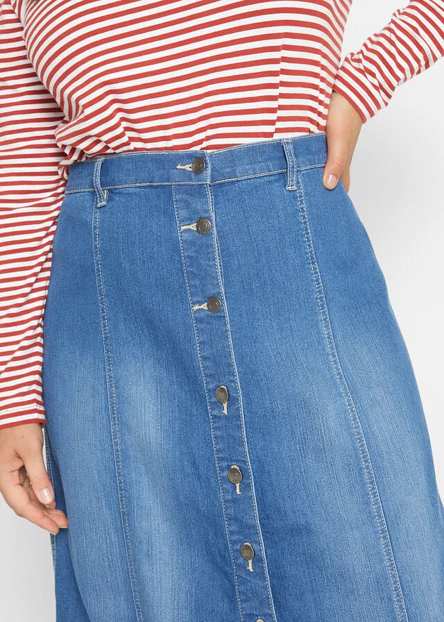 Falda vaquera Azul