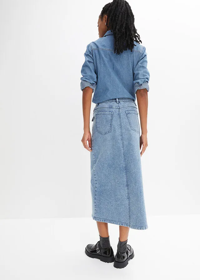Falda vaquera Denim claro