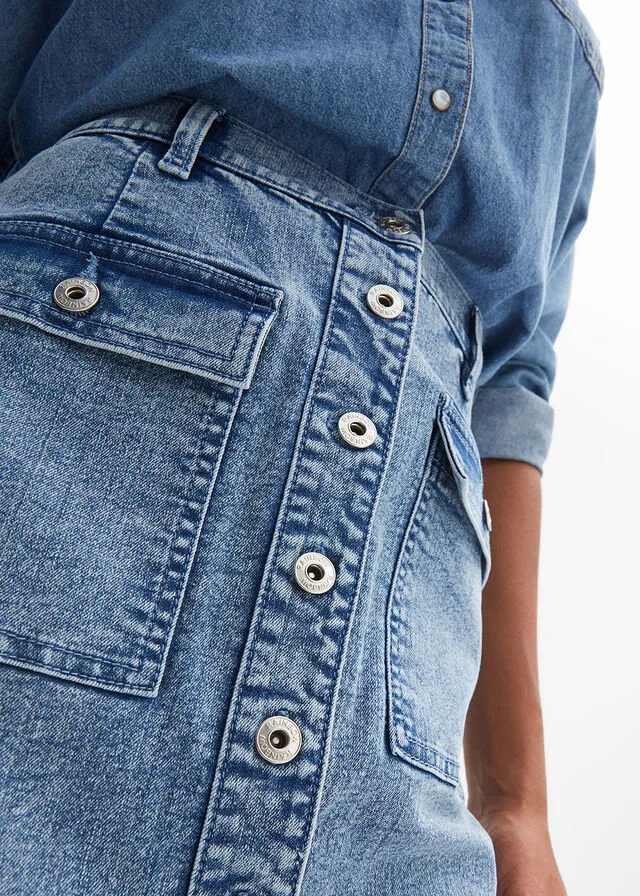 Falda vaquera Denim claro