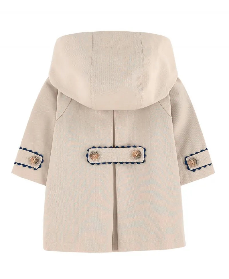 Gabardina Bebe Niña TARTINE ET CHOCOLAT Impermeable Piedra