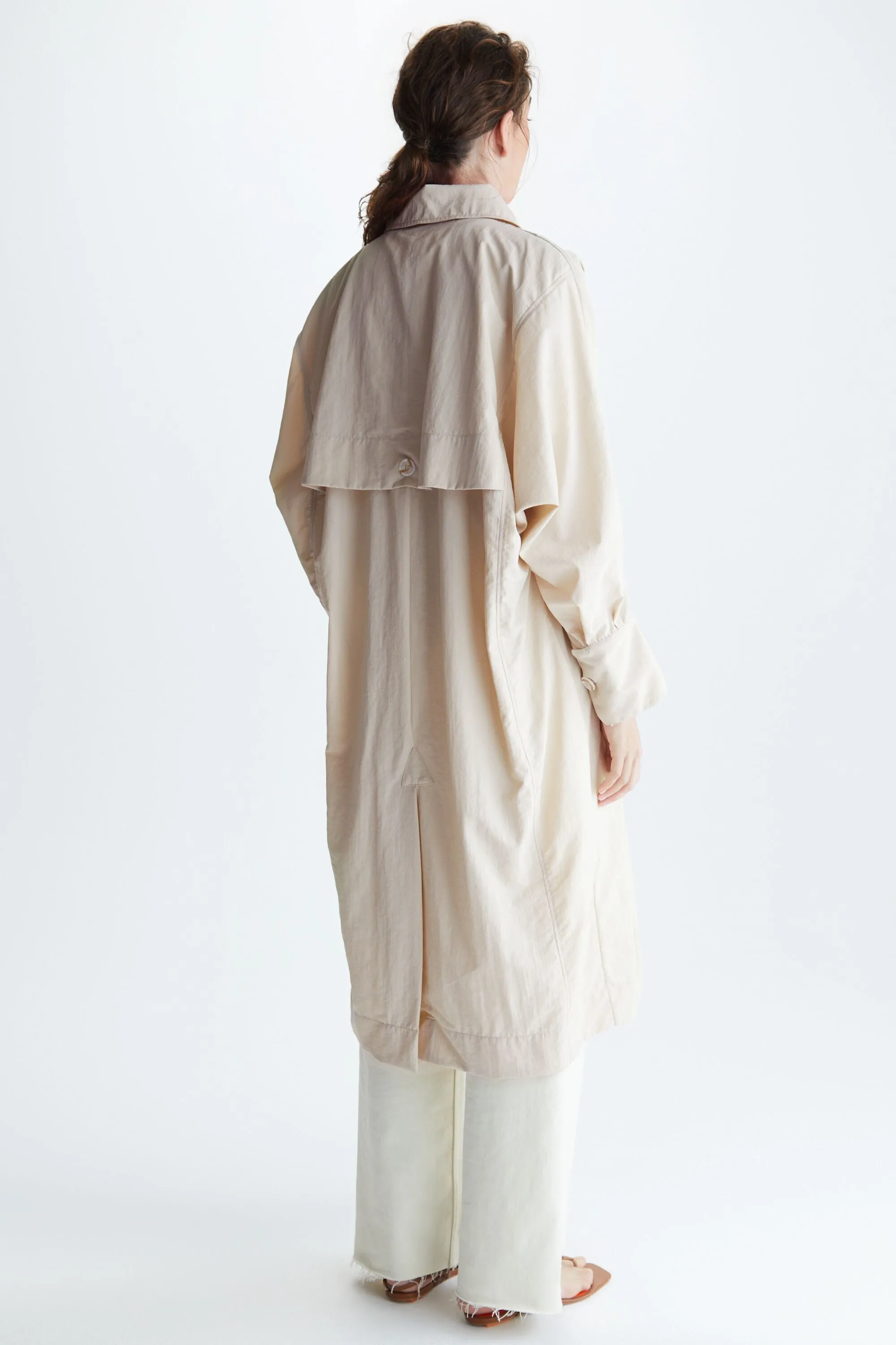 GABARDINA MIDI OVERSIZE NYLON