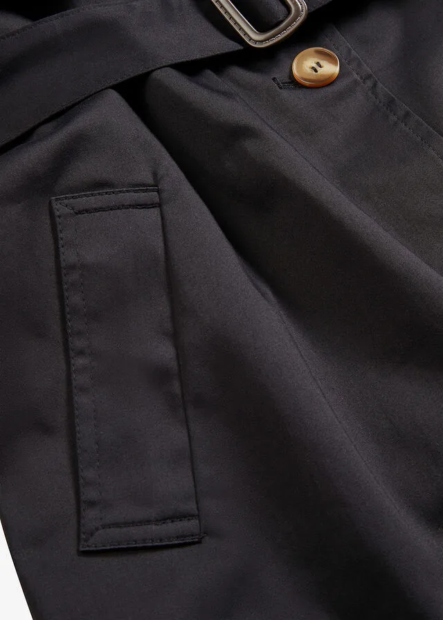 Gabardina Negro
