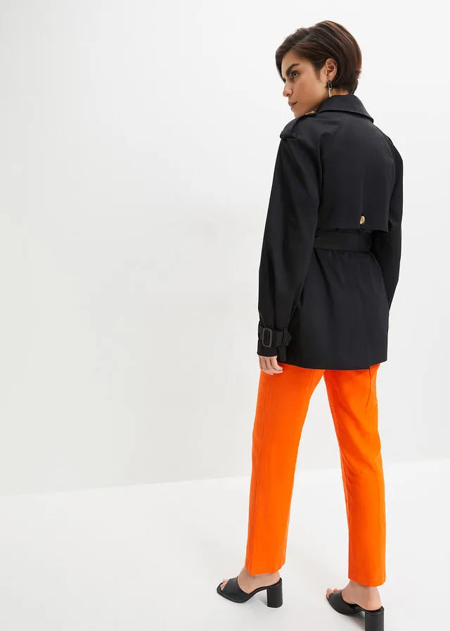 Gabardina Negro