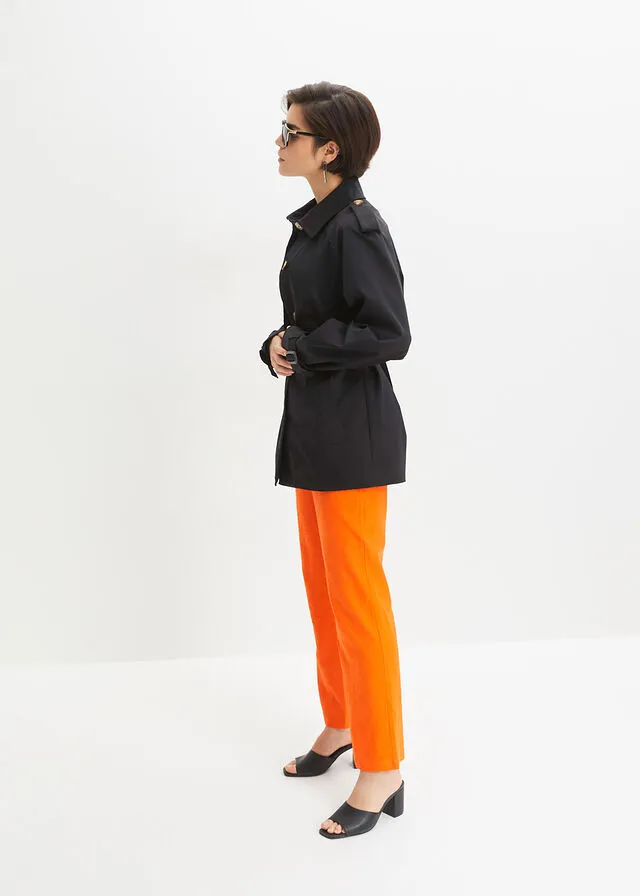 Gabardina Negro