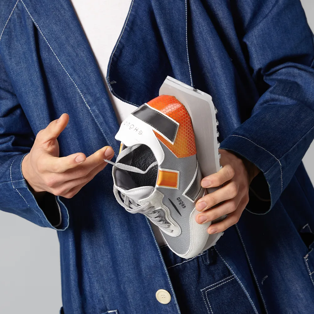 GHOUD RUSH ONE LOW  GREY/ORANGE MEN ROLMMS66