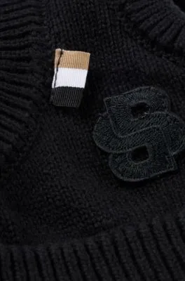 Gorro de punto para perro con monograma Double B