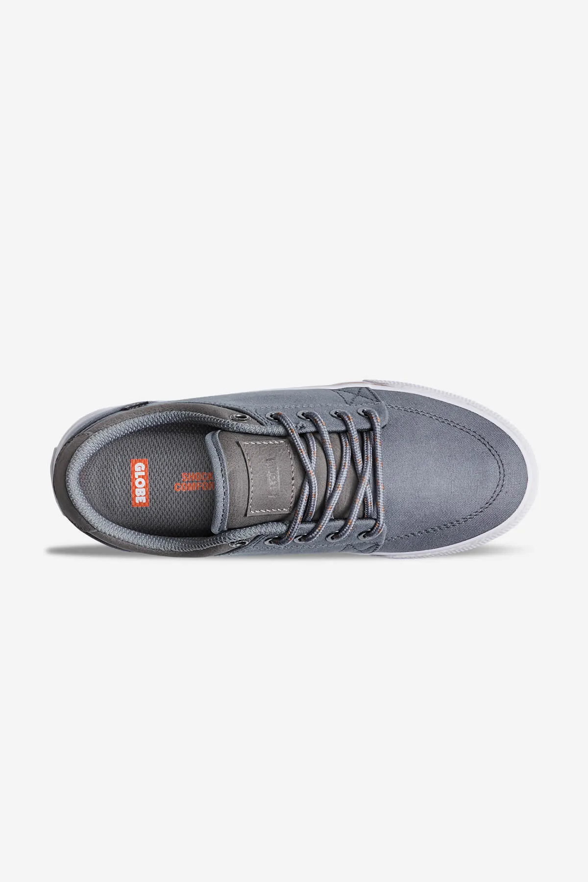 GS  GREY CANVAS  SKATE SHOES
