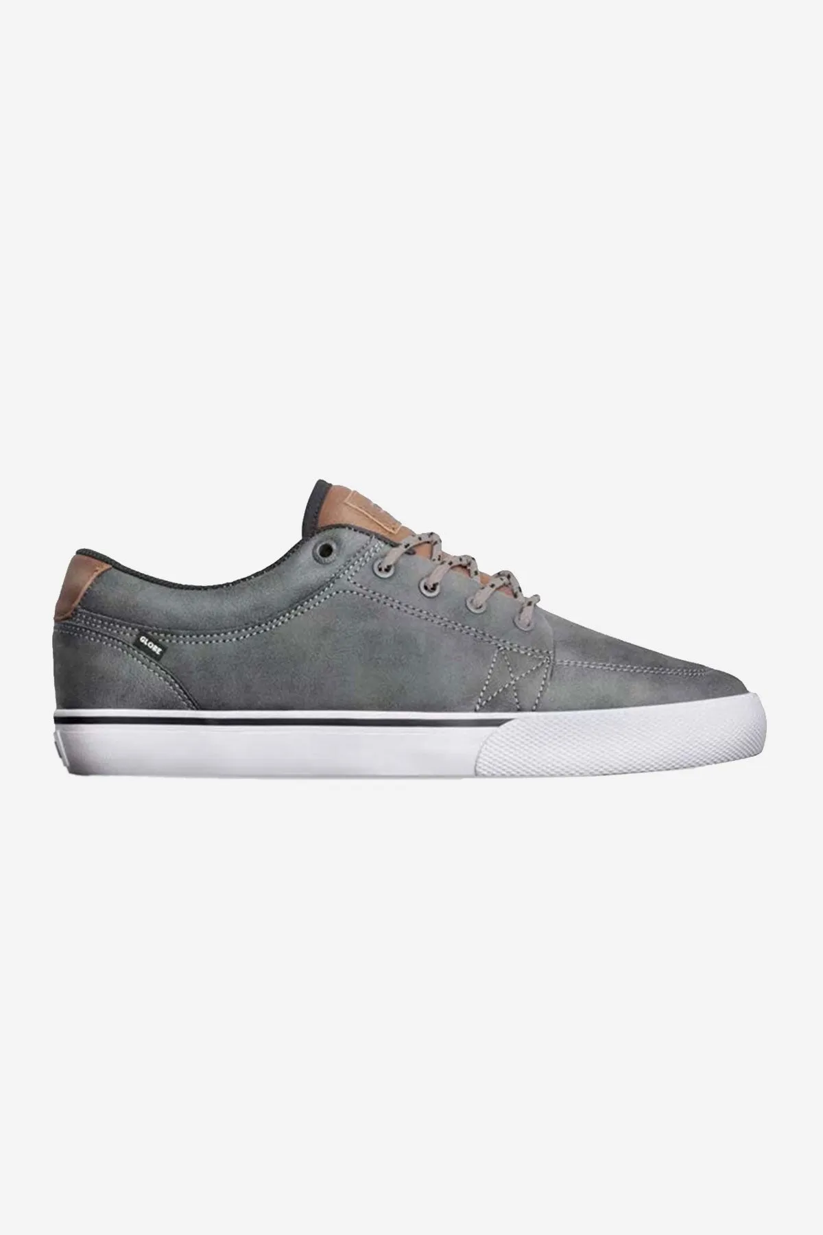GS  GREY/DISTRESS  SKATE SHOES