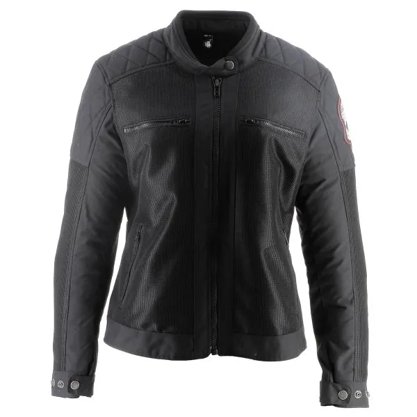 Helstons Widow Air Mesh Black 