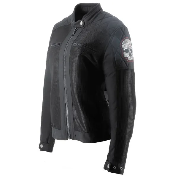 Helstons Widow Air Mesh Black 