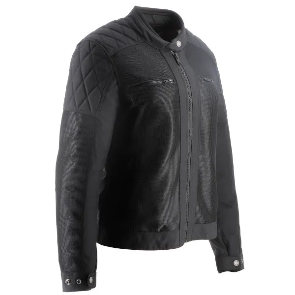 Helstons Widow Air Mesh Black 