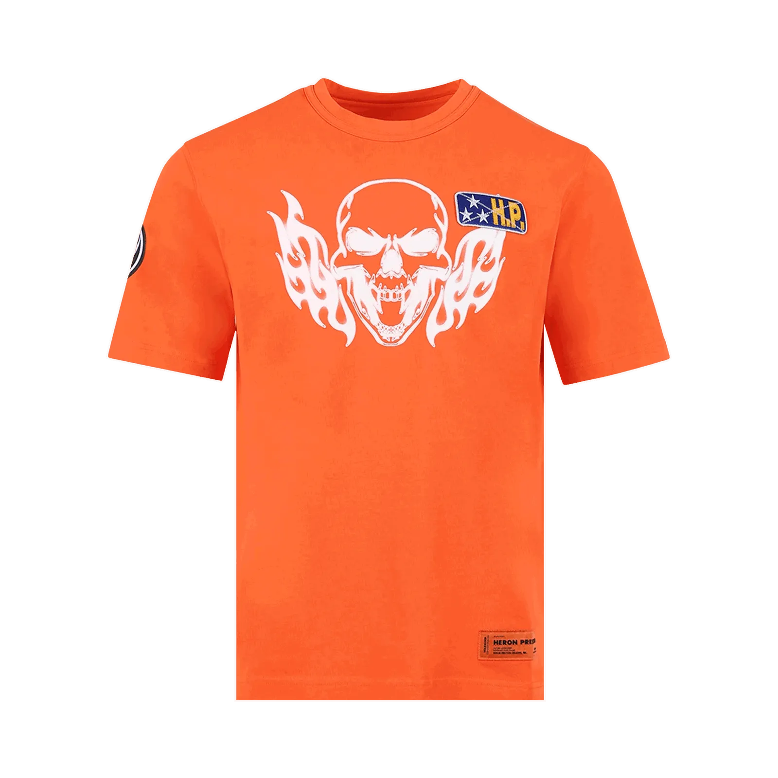 HERON PRESTON Reg Flaming Skull Tee