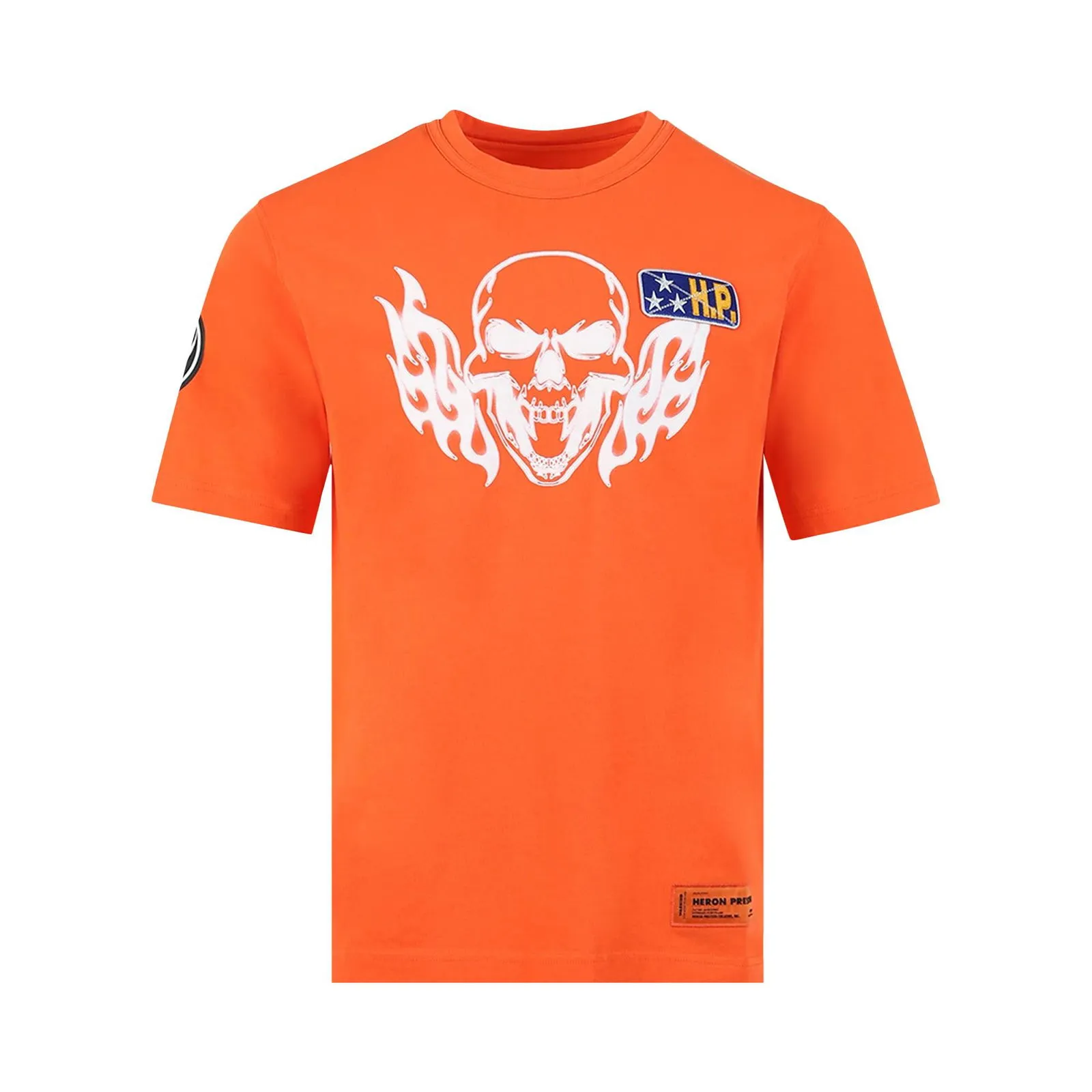 HERON PRESTON Reg Flaming Skull Tee