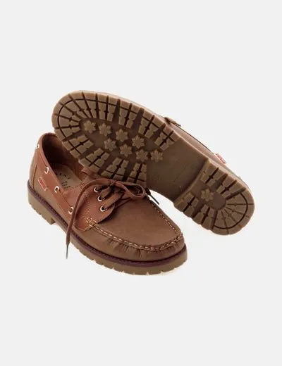 H.Valetina Náutico marrón cordones