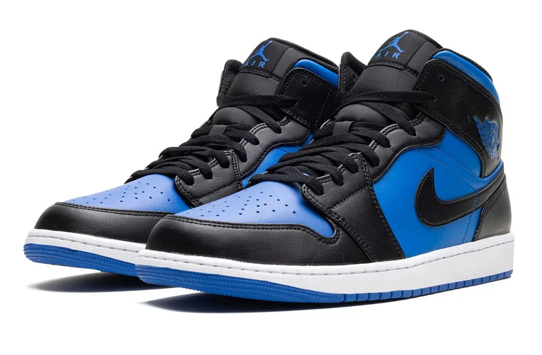 Jordan Air Jordan 1 Mid Black Royal Metallic