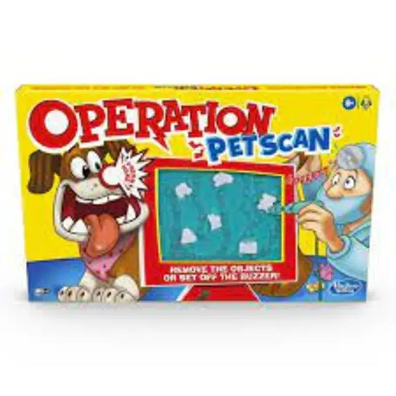Juego de operación al perro con scan