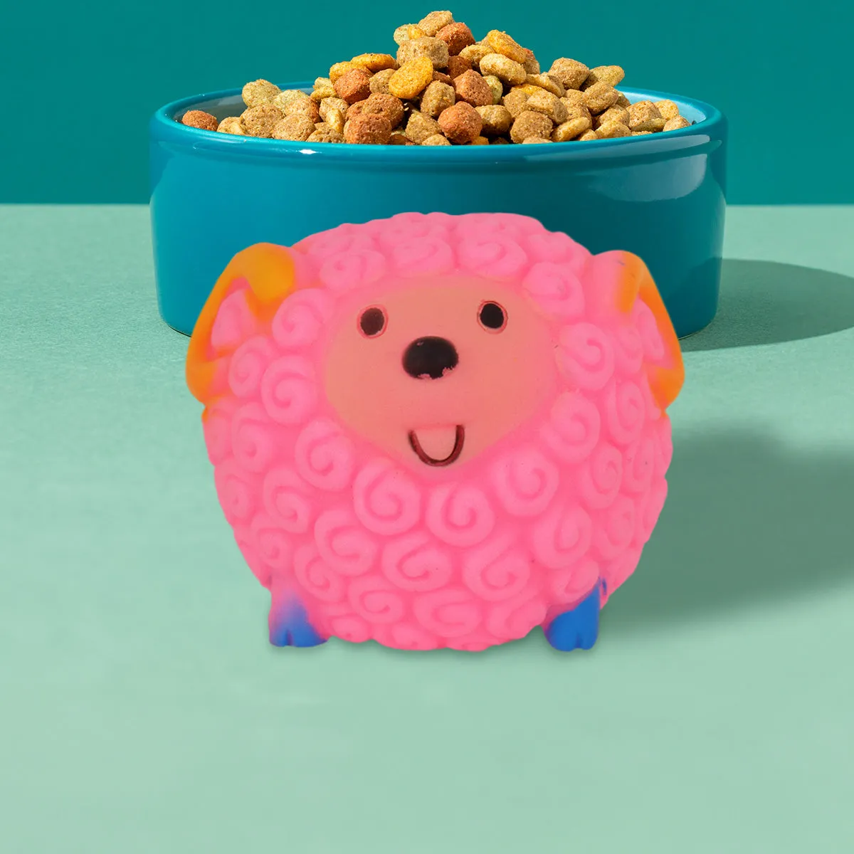 Juguete en Forma de Borrego color Rosa para Mascota