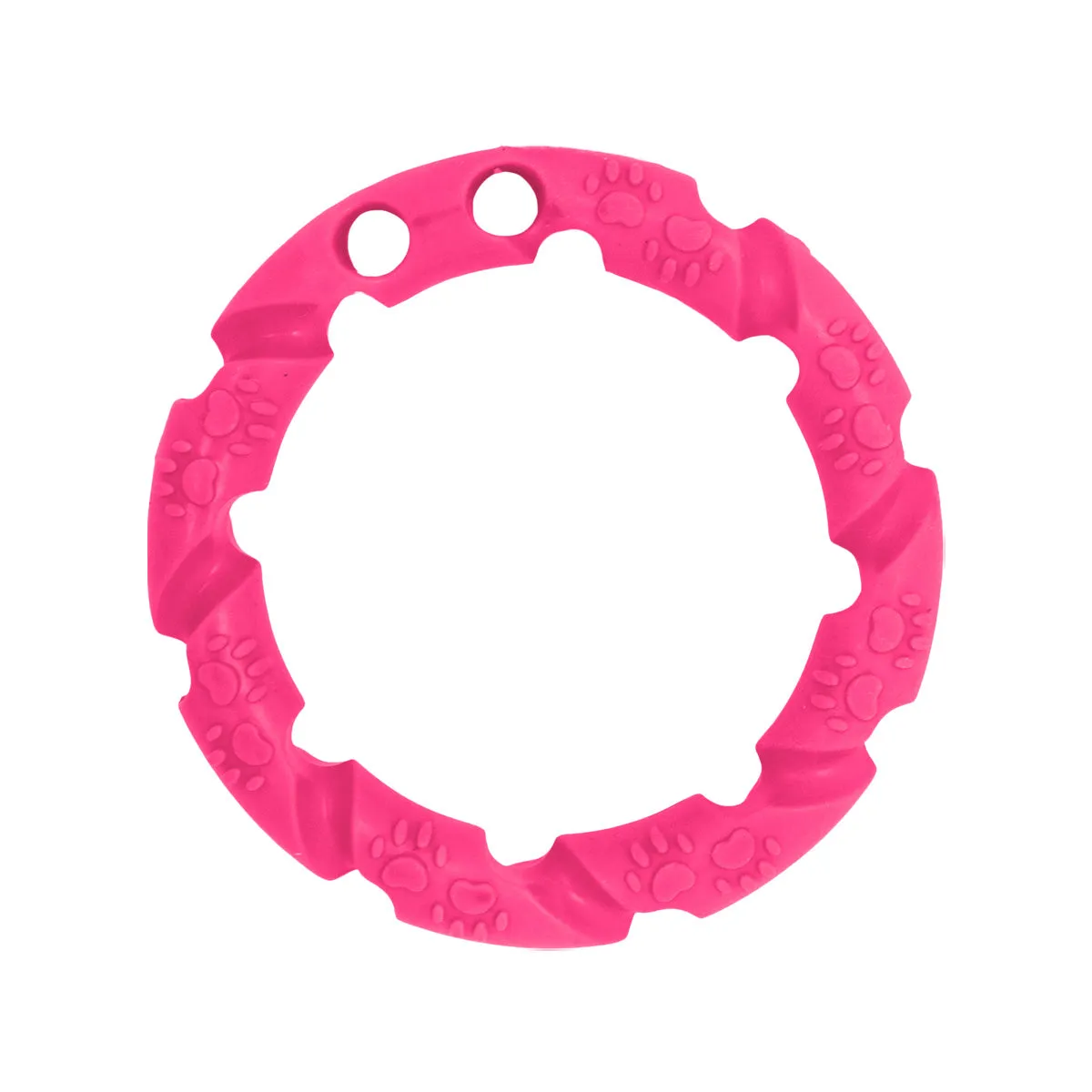 Juguete Masticable con Forma Circular color Rosa para Mascota