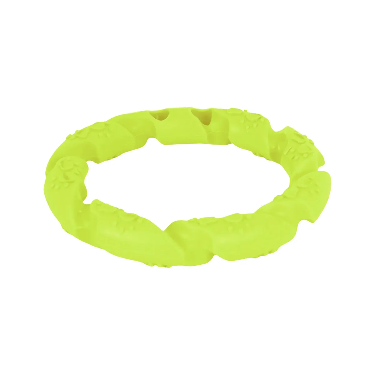Juguete Masticable con Forma Circular color Verde para Mascota