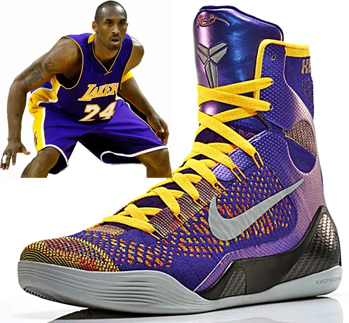 Kobe 9 Elite "Lakers Team"  (500/purple/laser orange/wolf grey)