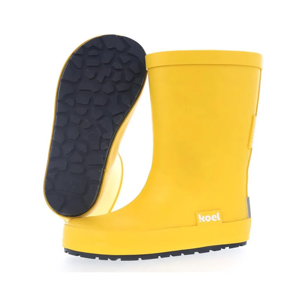 Koel4Kids Botas de Agua Barefoot Amarillas