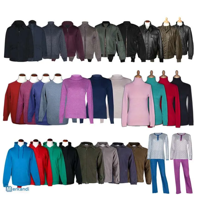 Lote de Ropa Variada Ref. 009 Chaquetones, Chaquetas, Jerseys, etc. Todo nuevo con etiquetas