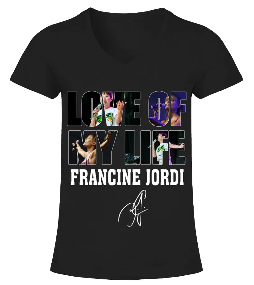 LOVE OF MY LIFE  FRANCINE JORDI CAMISETA CUELLO PICO MUJER