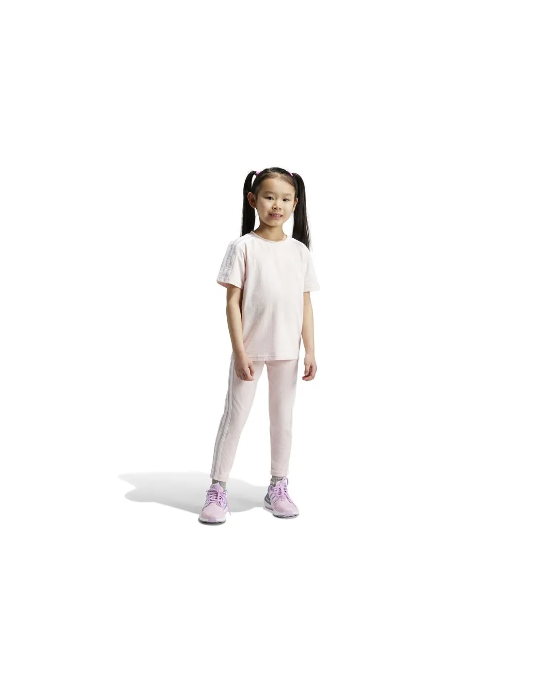 Mallas adidas Little Essentials 3 Bandas Infantil Rosa