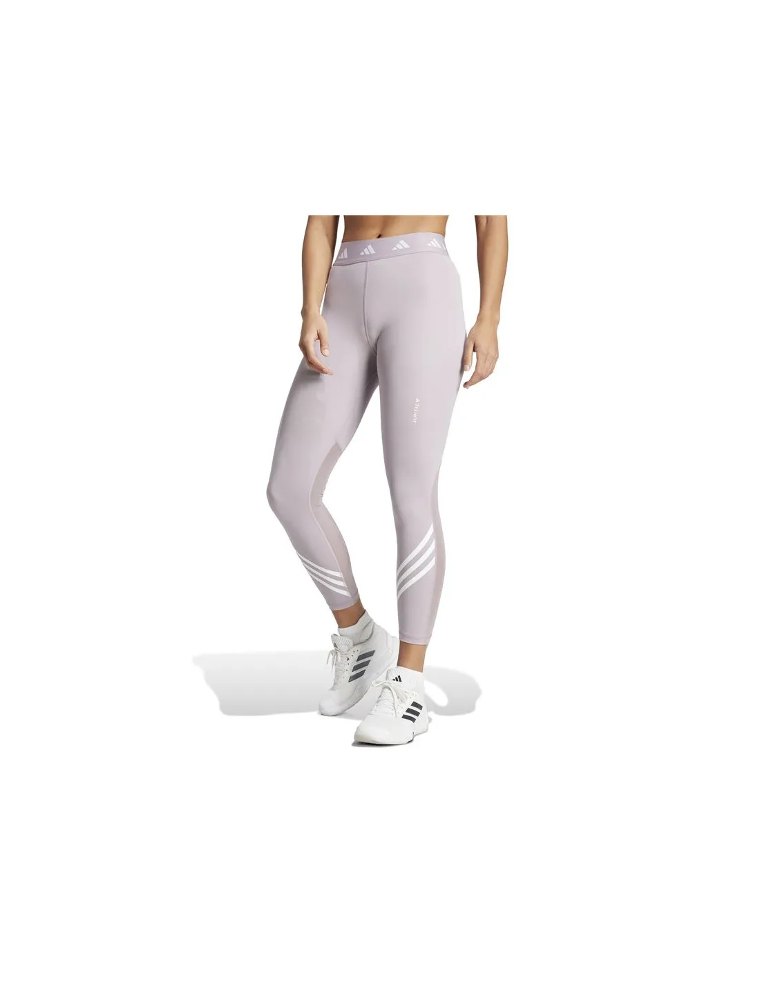 Mallas de Fitness adidas Essentials Techfit 3Bandas 7/8 Mujer Lila