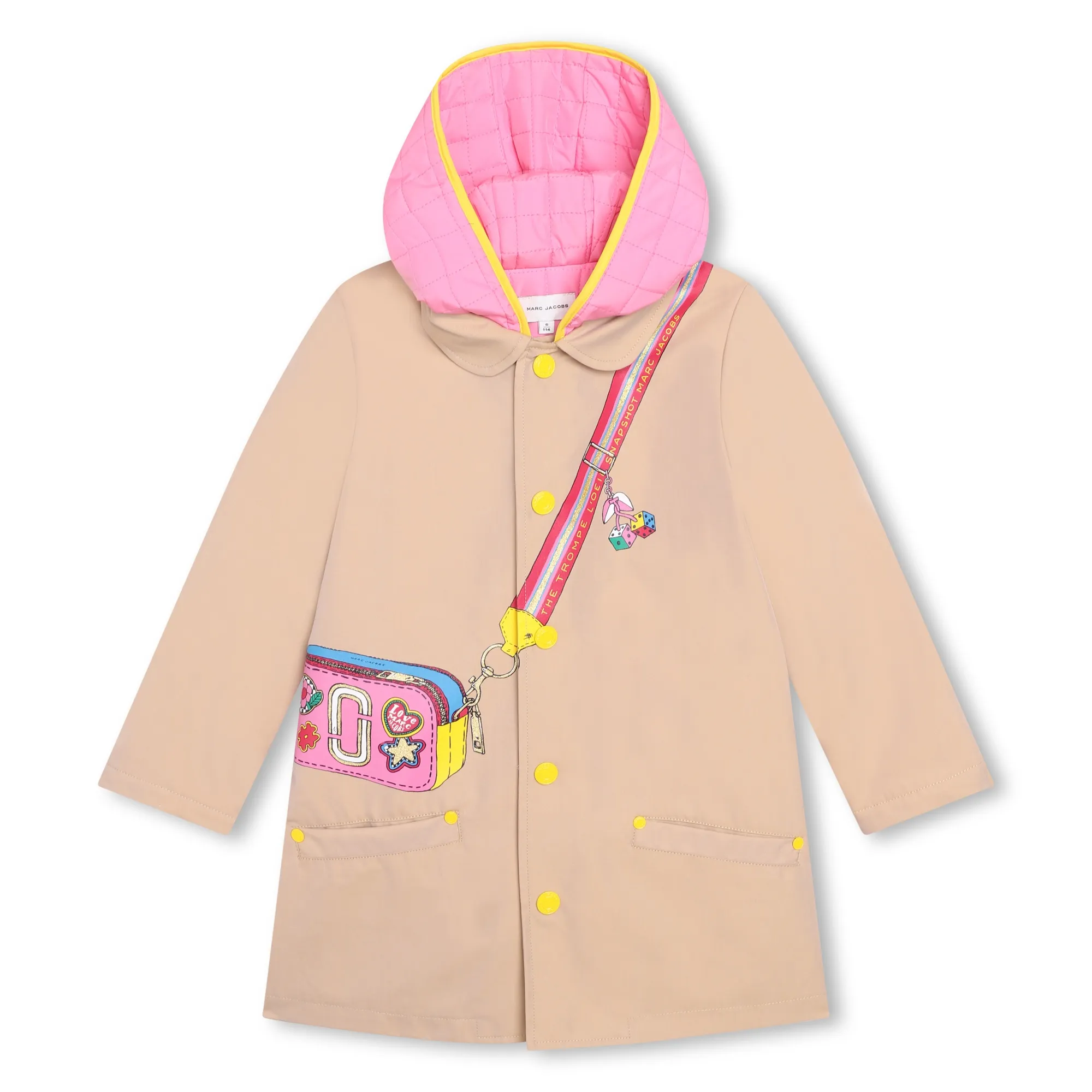 MARC JACOBS Gabardina con capucha