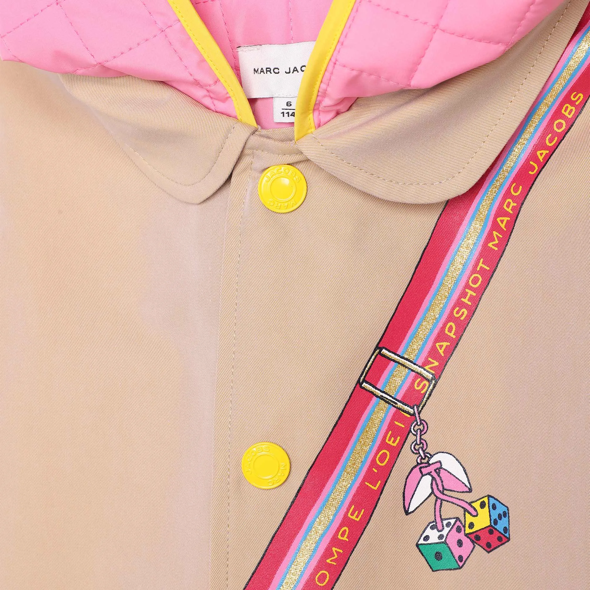 MARC JACOBS Gabardina con capucha
