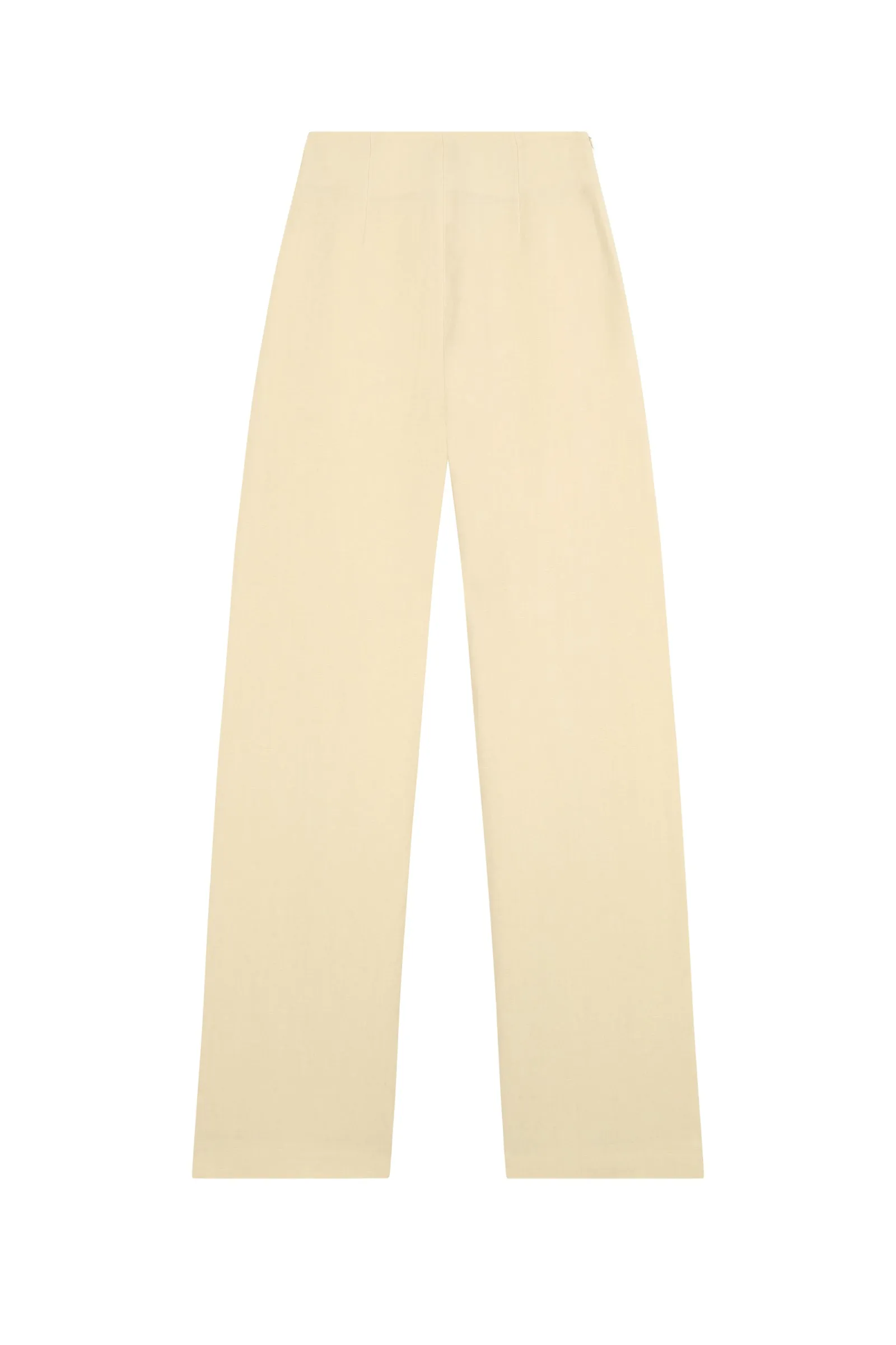 Margot, vanilla linen and virgin wool pants