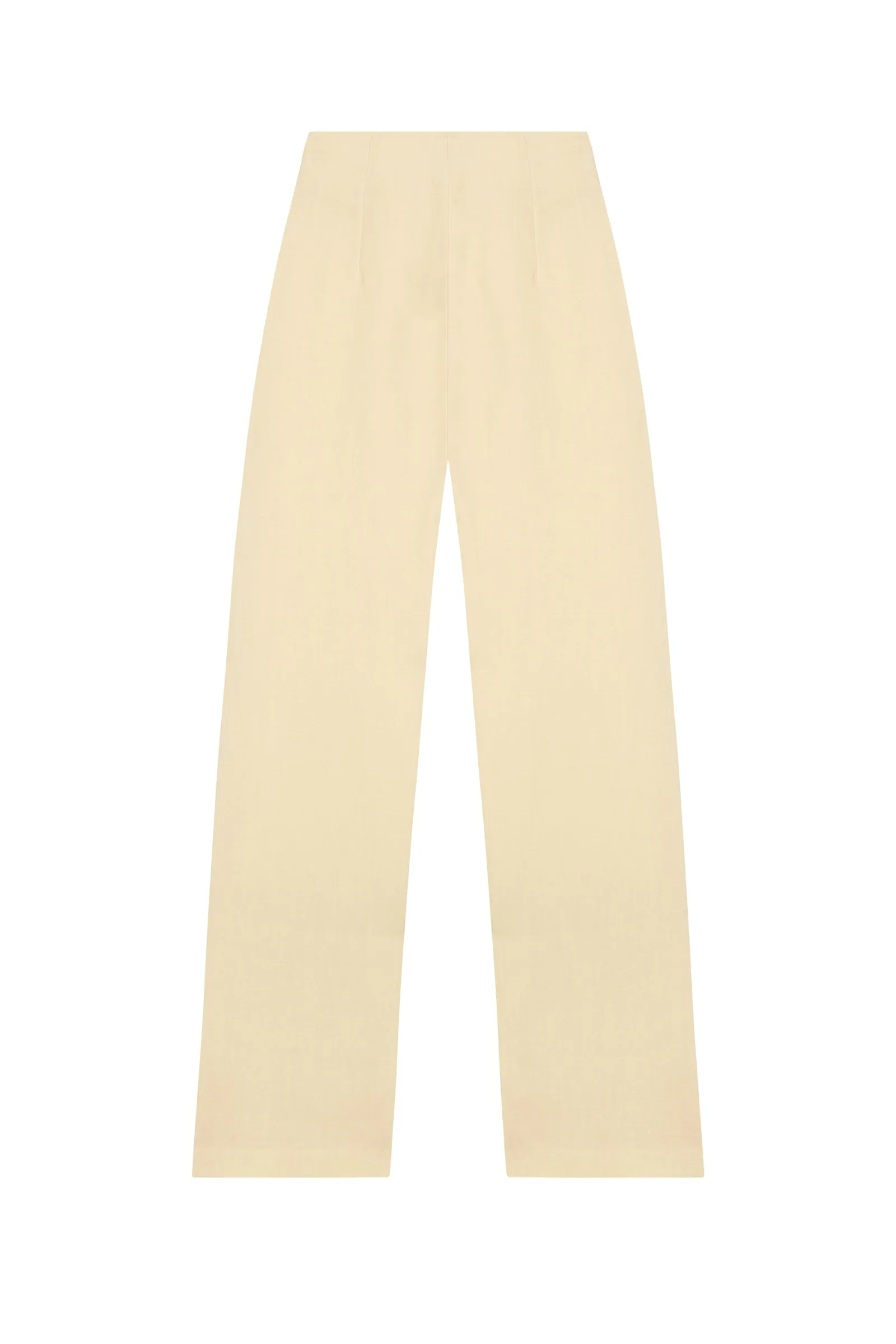 Margot, vanilla linen and virgin wool pants