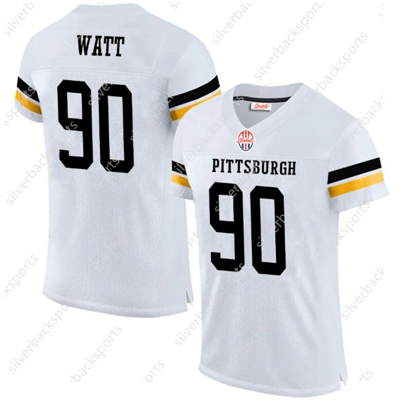 Mens/Jóvenes Pitsburgh Jerseys cosidos de fútbol 14 Picken Mitchell 22 Najeeharris 90 T.J.Watt Womens Free Shipping Football Jer