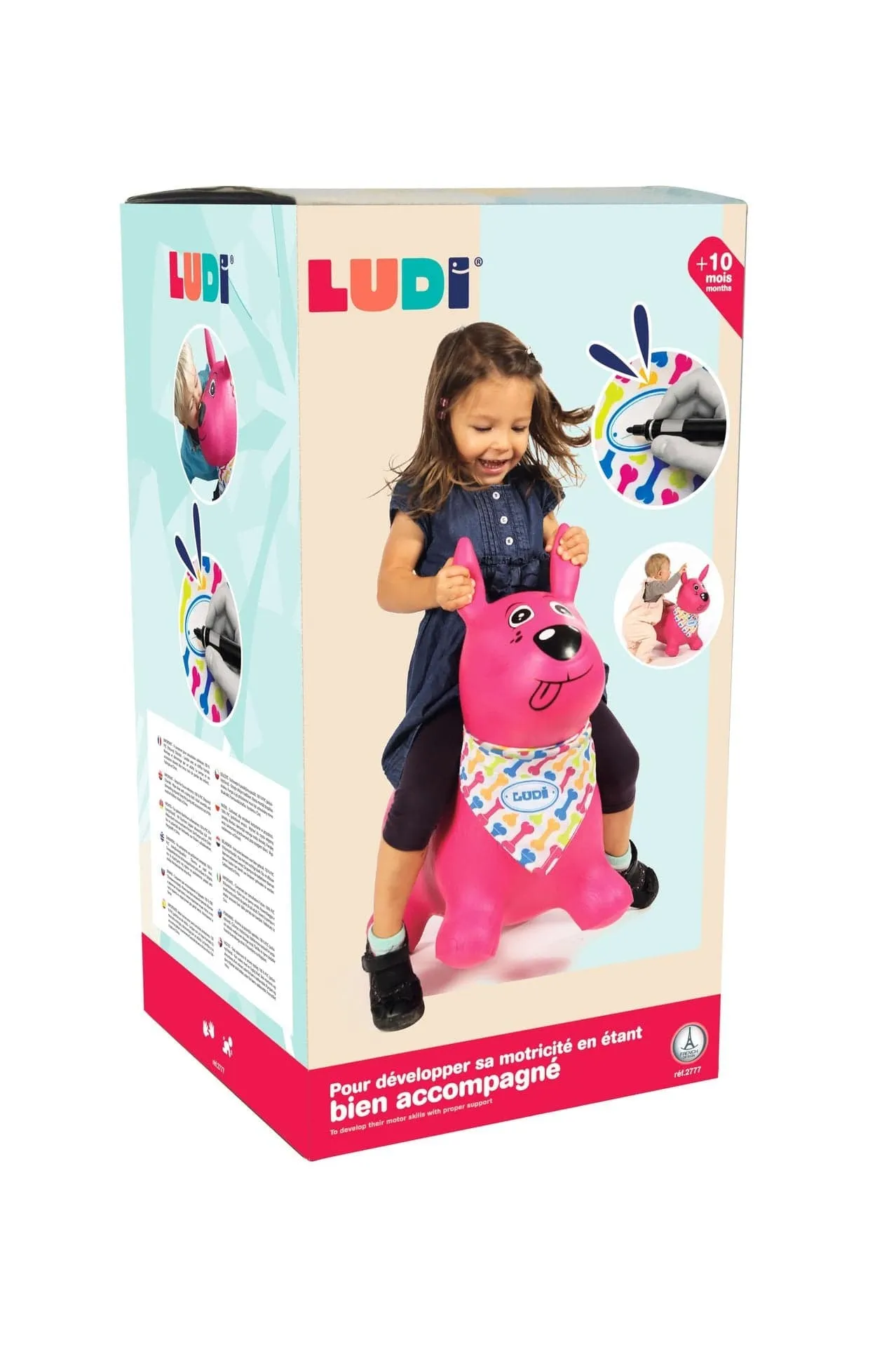 Mi perro saltarín rosa · Ludi