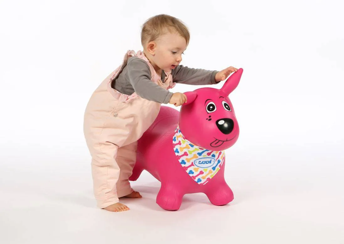 Mi perro saltarín rosa · Ludi