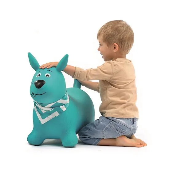 Mi perro saltarín turquesa · Ludi