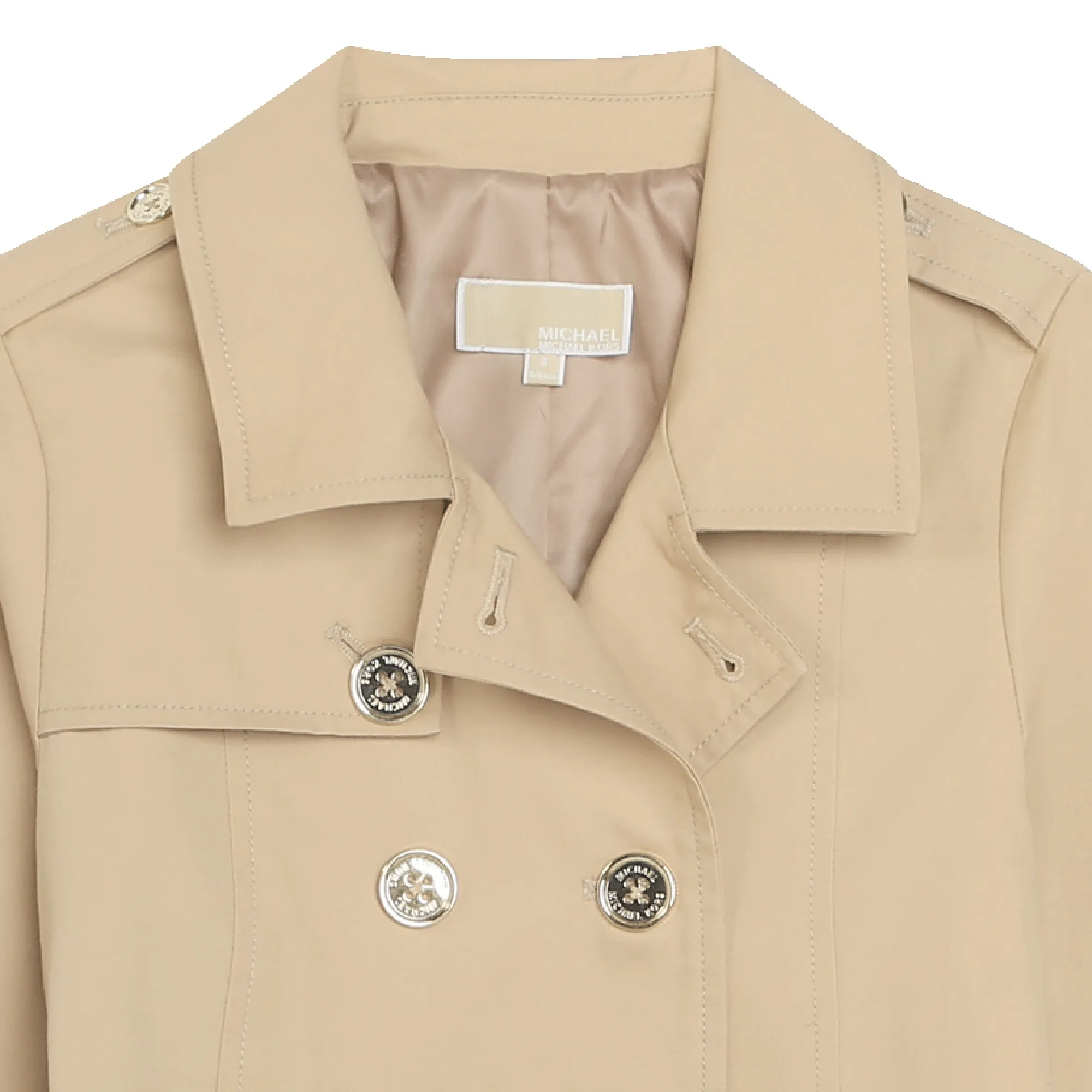 MICHAEL KORS Gabardina de algodón