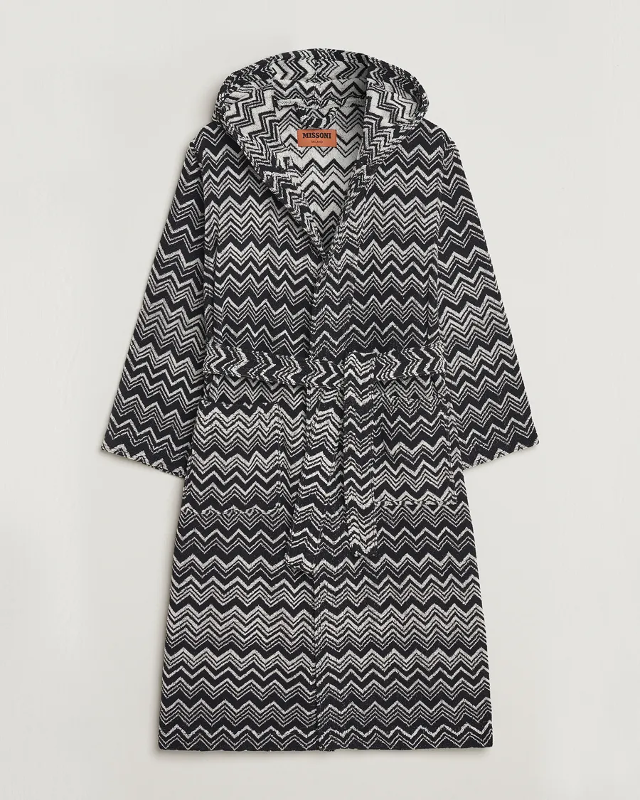 Missoni Home Keith Bathrobe Grey/Black