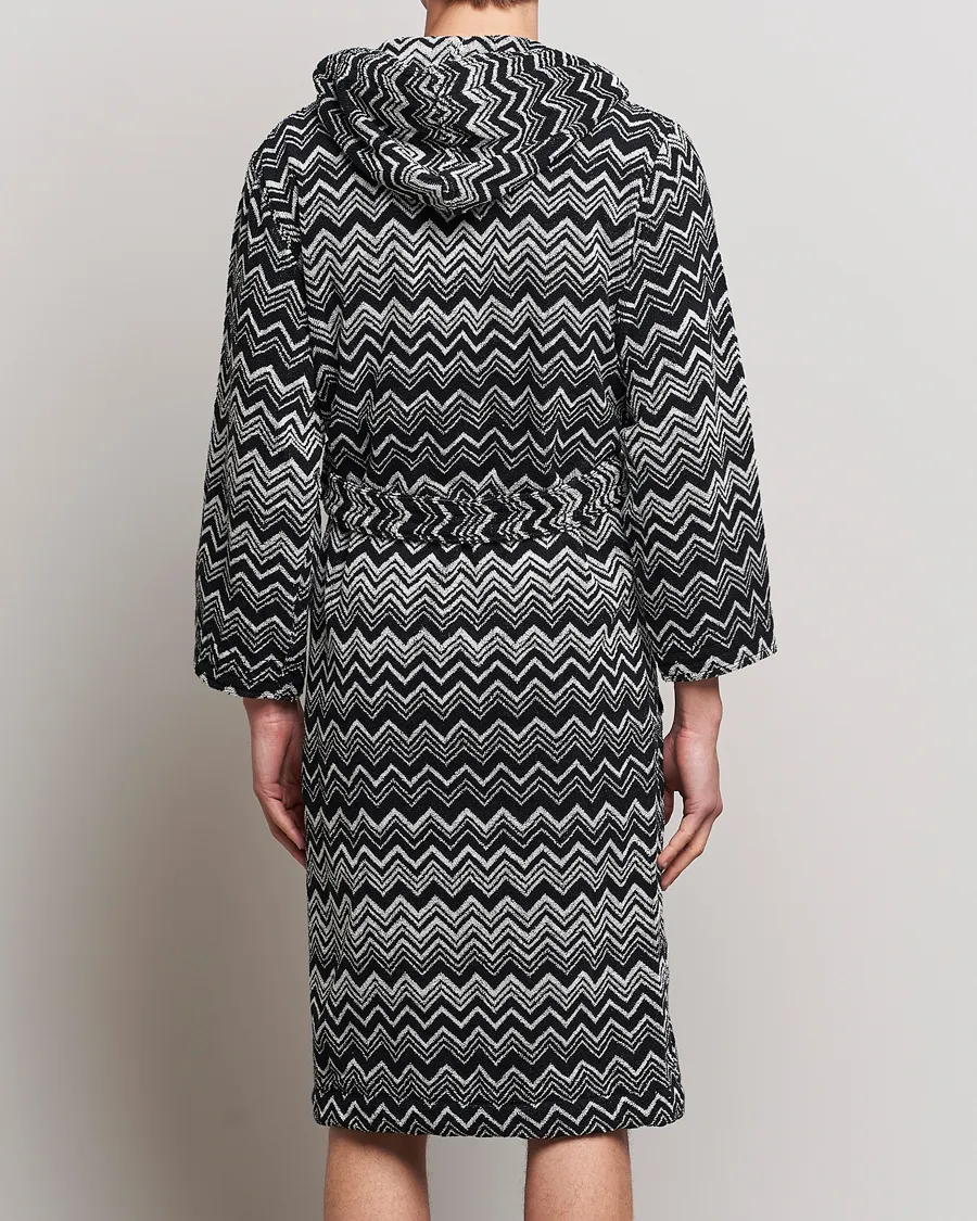 Missoni Home Keith Bathrobe Grey/Black