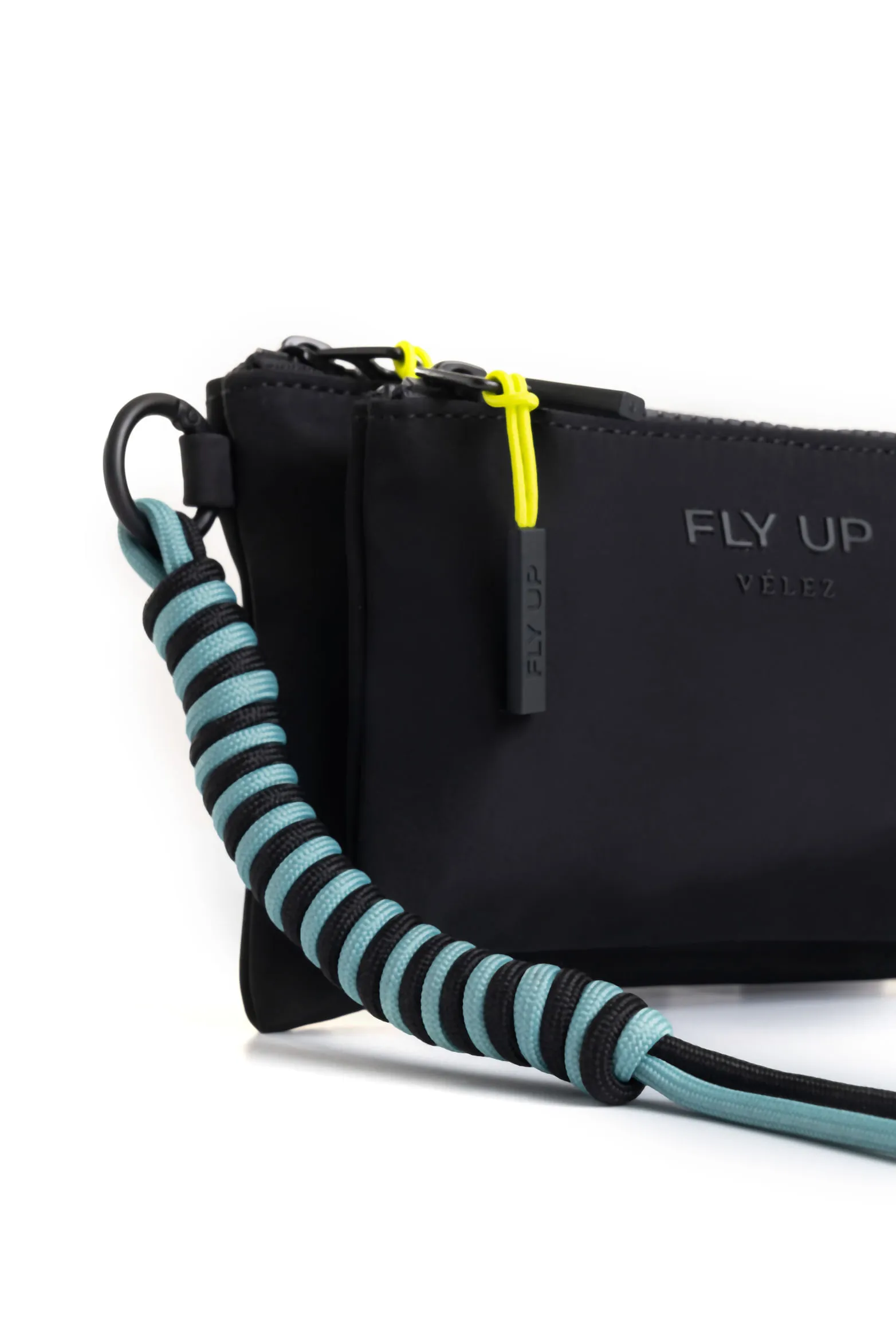 Monedero Fly Up Happy para mujer cordón contraste
