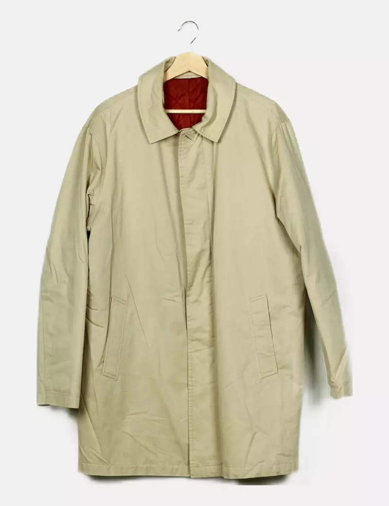 Mr.Blue Gabardina larga beige