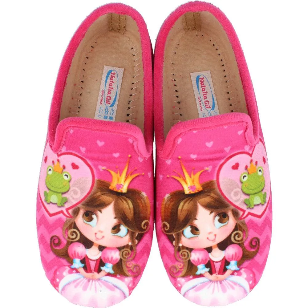 NATALIA  ZAPATILLAS DE CASA PRINCESA SAPO CERRADAS