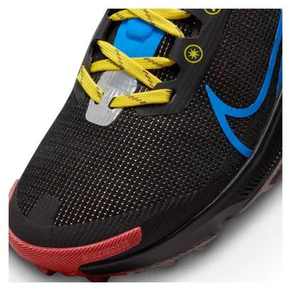 Nike Nike React Terra Kiger 9 Negro Azul Amarillo Zapatillas Trail Running Mujer
