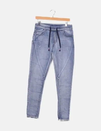NoName Pantalón denim deslavado