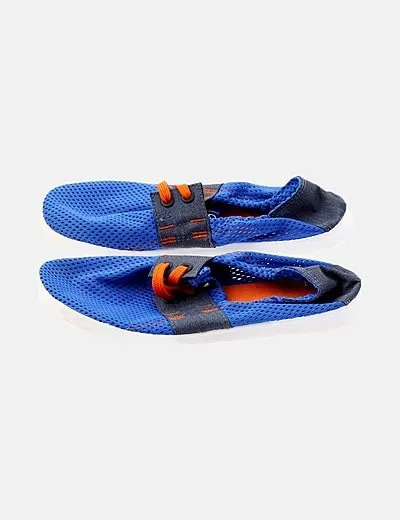 NoName Zapatilla azul rejilla