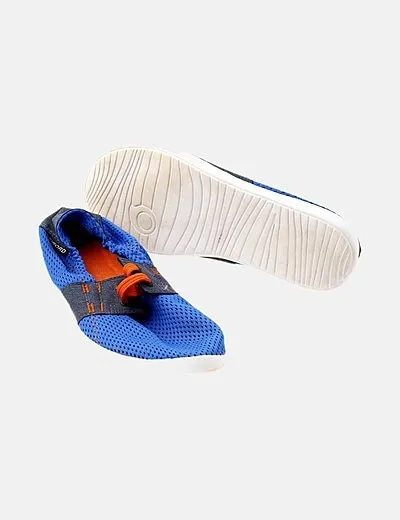 NoName Zapatilla azul rejilla